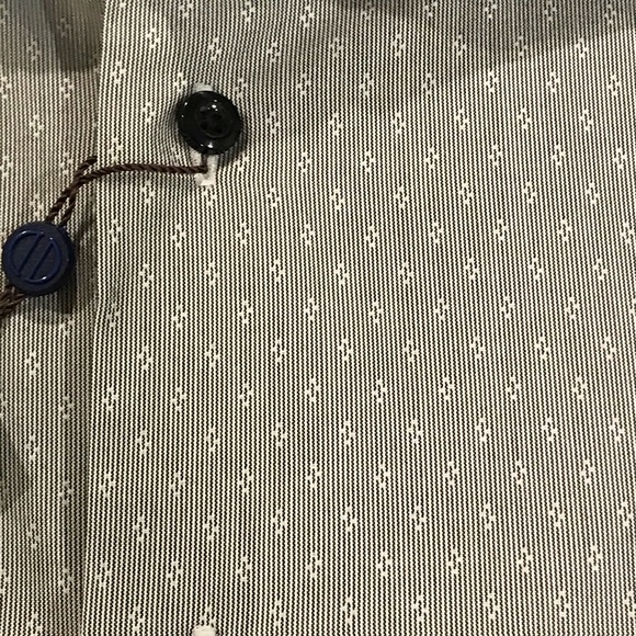 🆕 David Donahue dress shirt (Black/White) - Picture 9 of 10